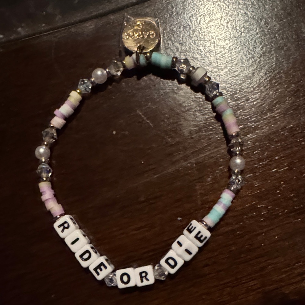 BNWT Little Words Project 'Ride or Die' Bracelet